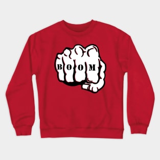 Boom Fist Tattoo Crewneck Sweatshirt